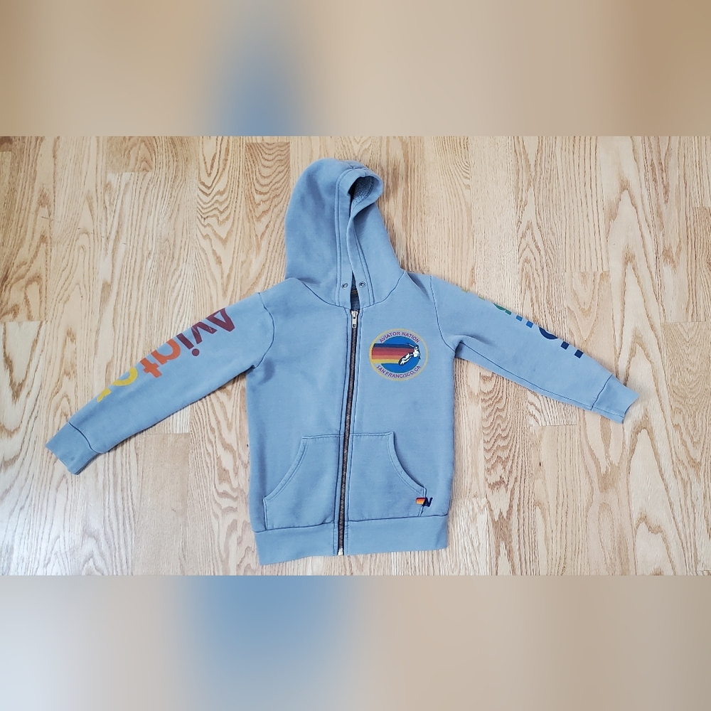 Aviator Nation Kids zip up hoodie